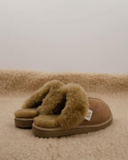 Paule Slippers - Shearling Skin - Camel - Women