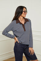 Polo Ml - Choco/Azul