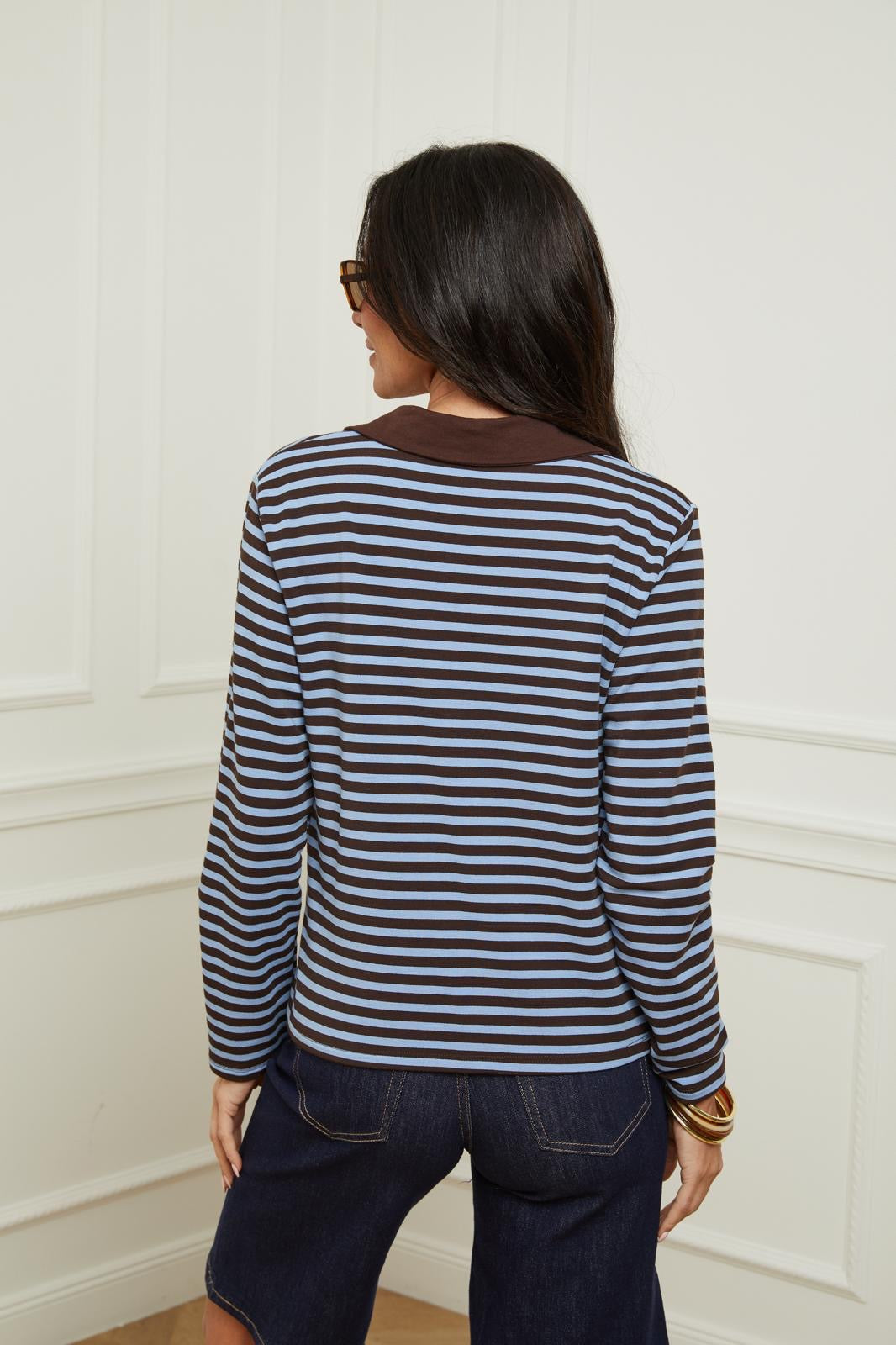 Polo Ml - Choco/Azul