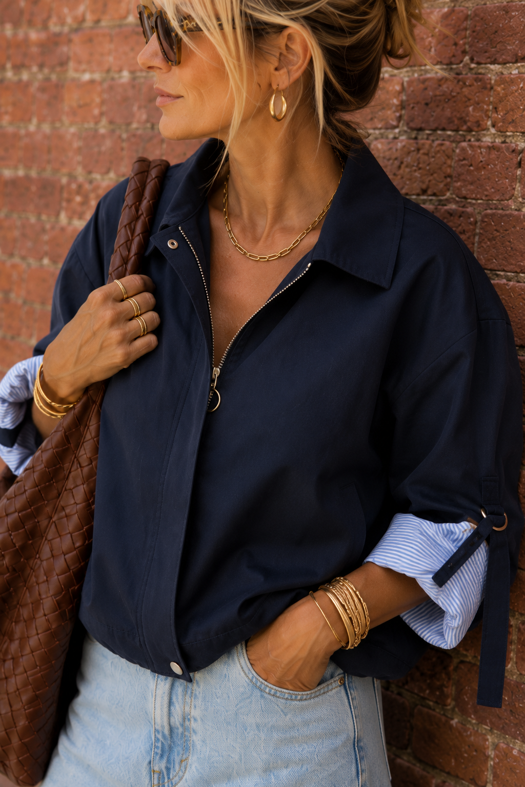 Cazadora Oceane - Marino
