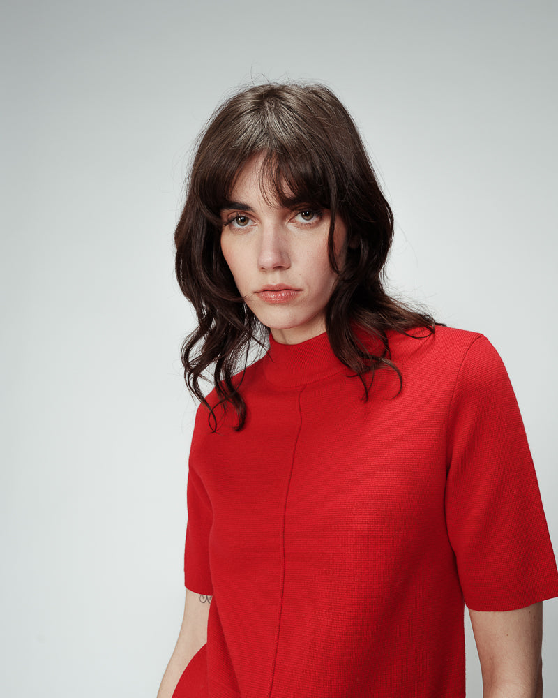Vestido corto Octobre - Rojo
