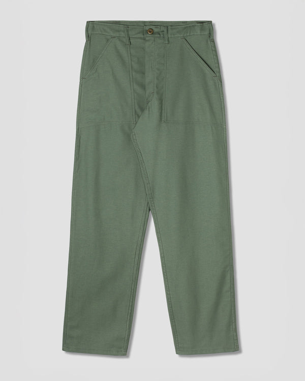 Pantalon OG Loose Fatigue - Olive Sateen 8.5oz