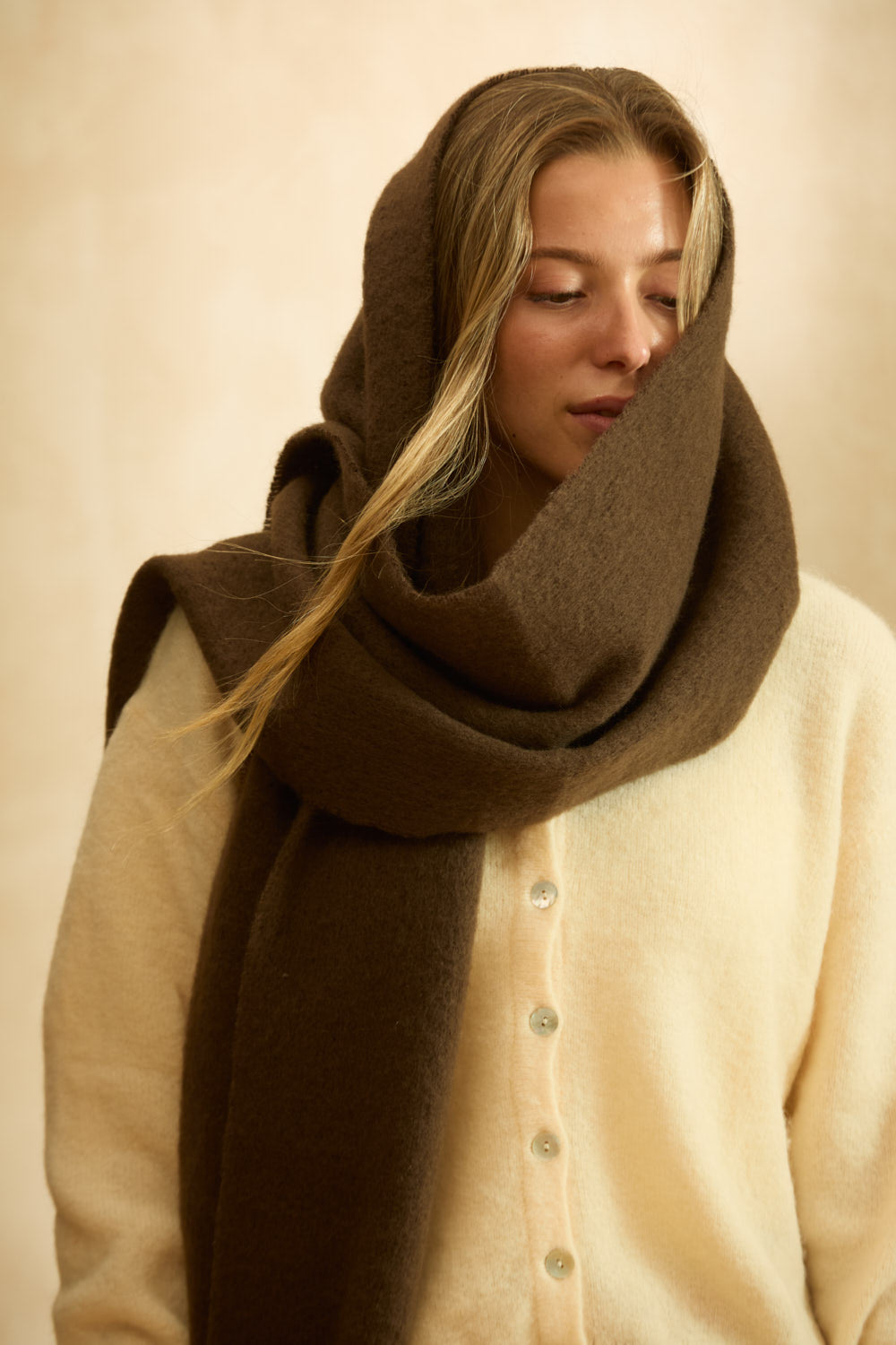 Foulard Gaus - Marrone