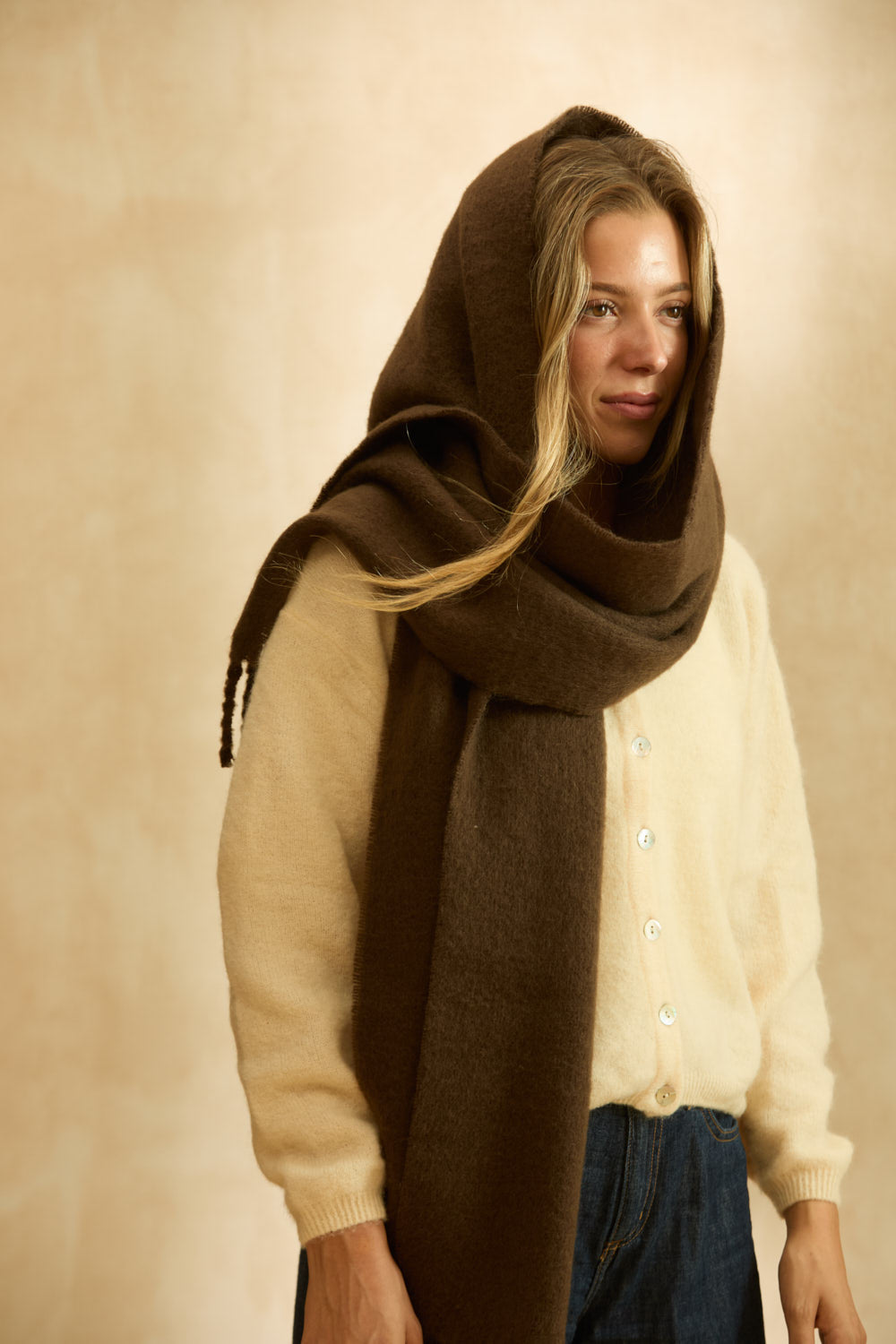 Foulard Gaus - Marrone