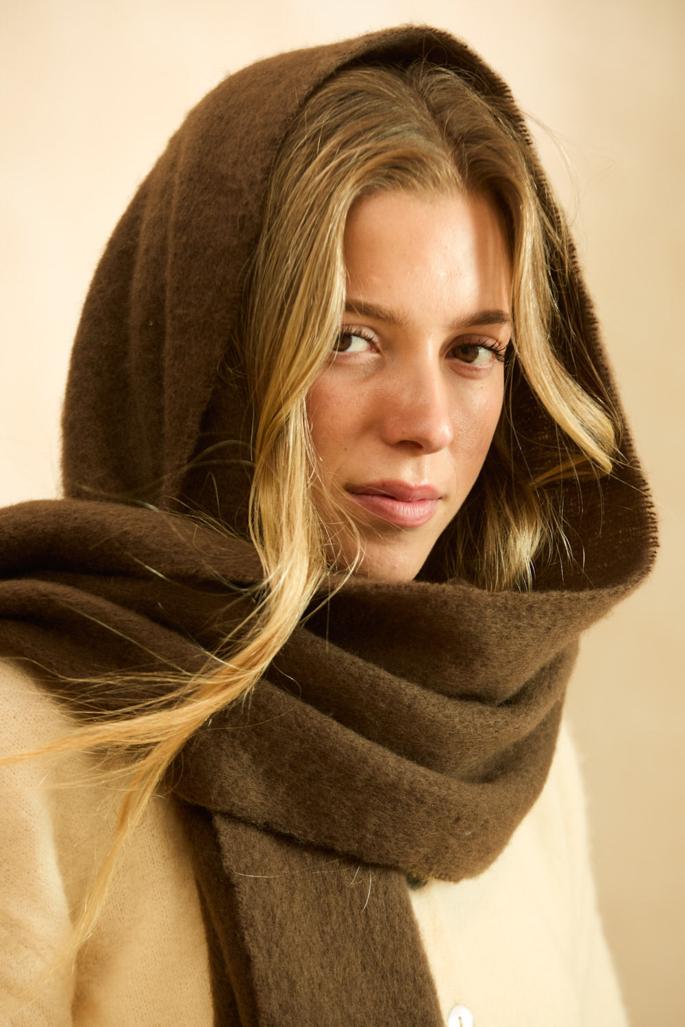 Foulard Gaus - Marrone