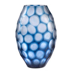 Geode - Vase Ovale - Bleu