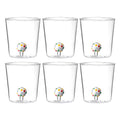 Candies Bonbon - Lot De 6 Verres Décorés - H9,3 Cm