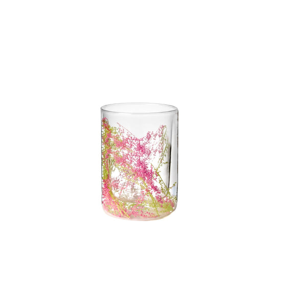 Flovers Twigs - Lot De 6 Verres - Vert/Rose