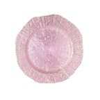 Aster - Sous-Assiette - Rose/Argent