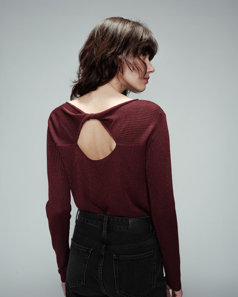 Olga Jumper - Burgundy