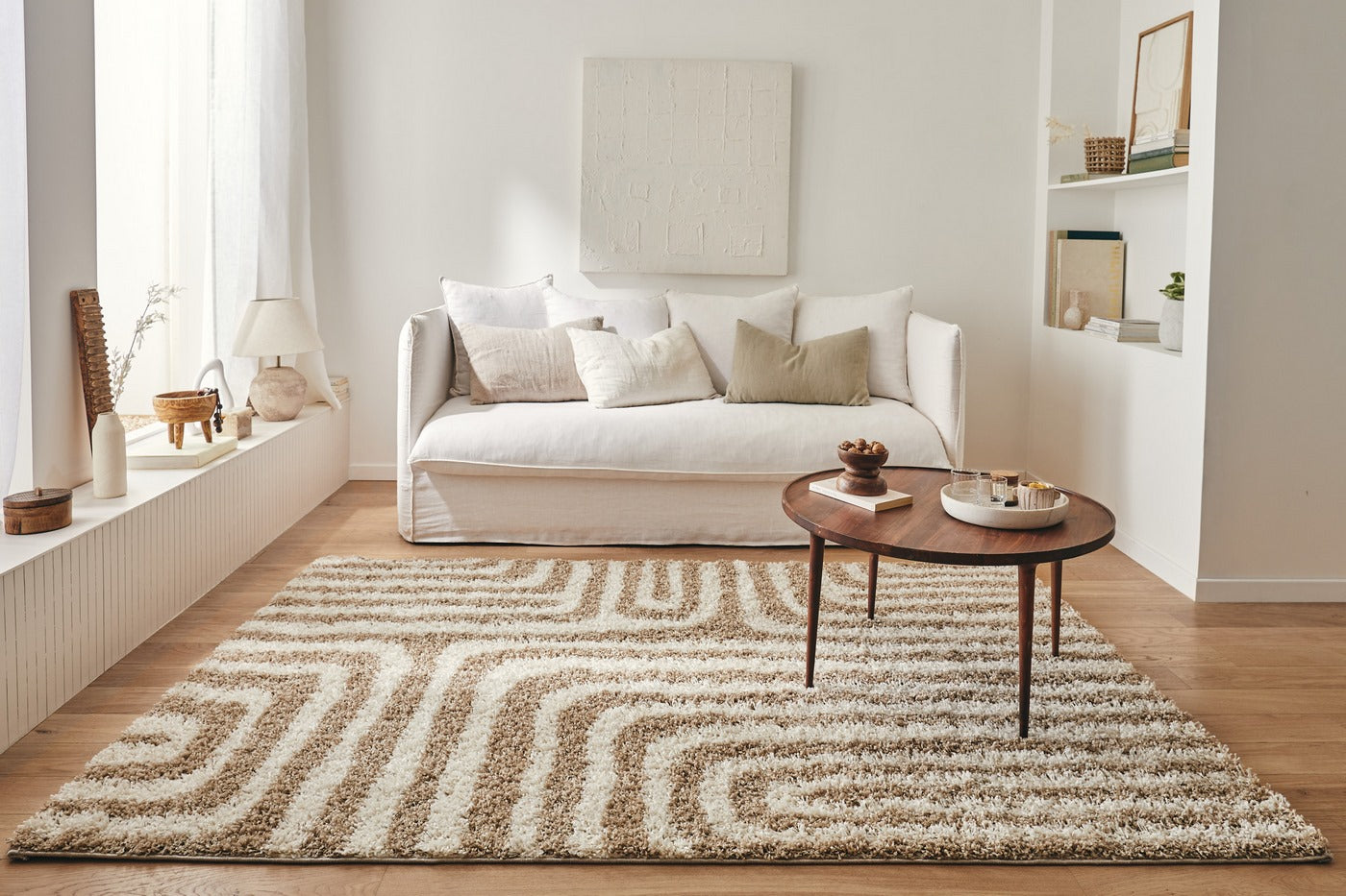 Olympe - Alfombra Interior - Polipropileno - Beige