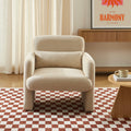 Oma - Poltrona - Tessuto beige