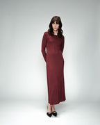 Robe Longue Opera - Bordeaux