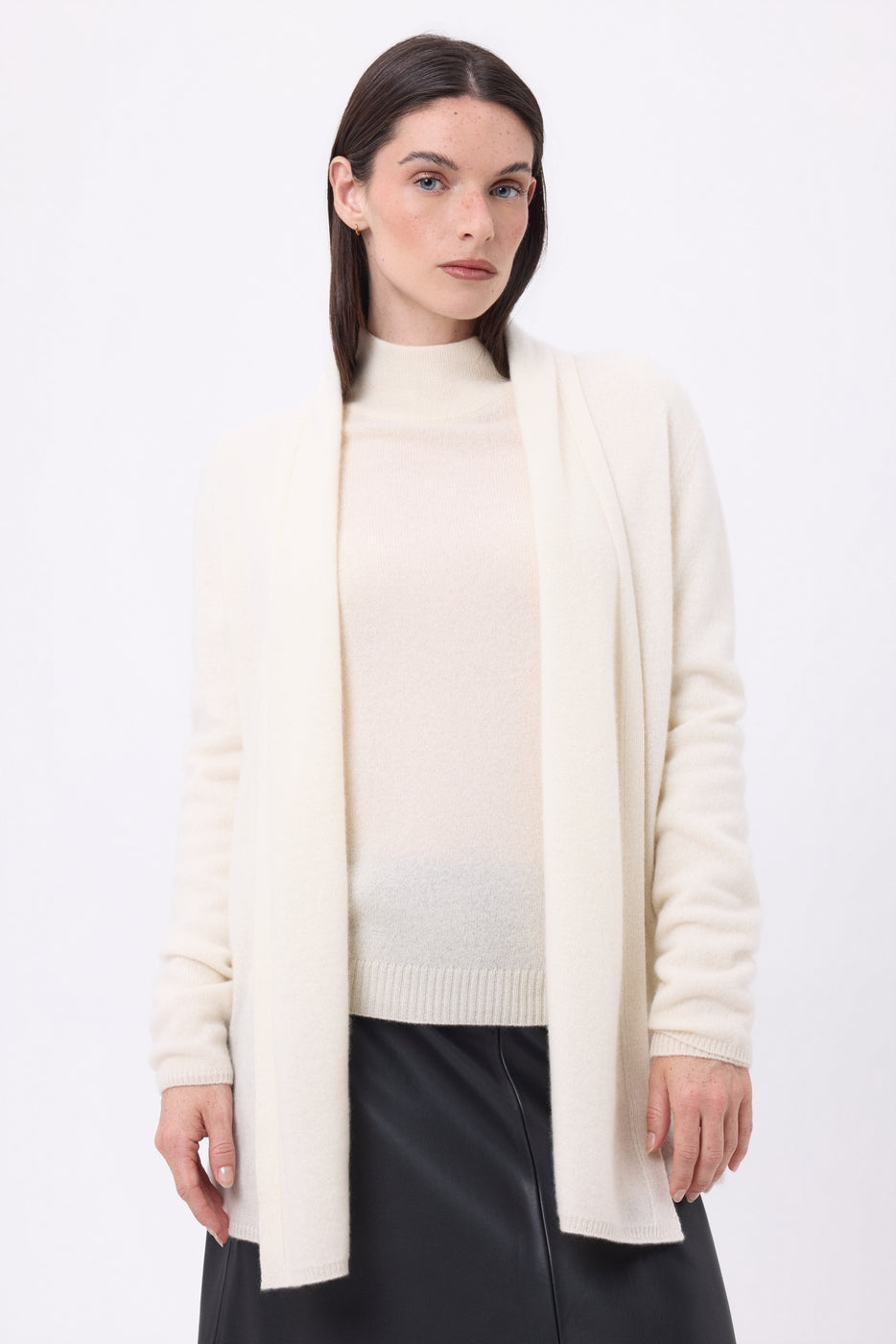 Gilet Tube Ophelia - Blanc - Femme