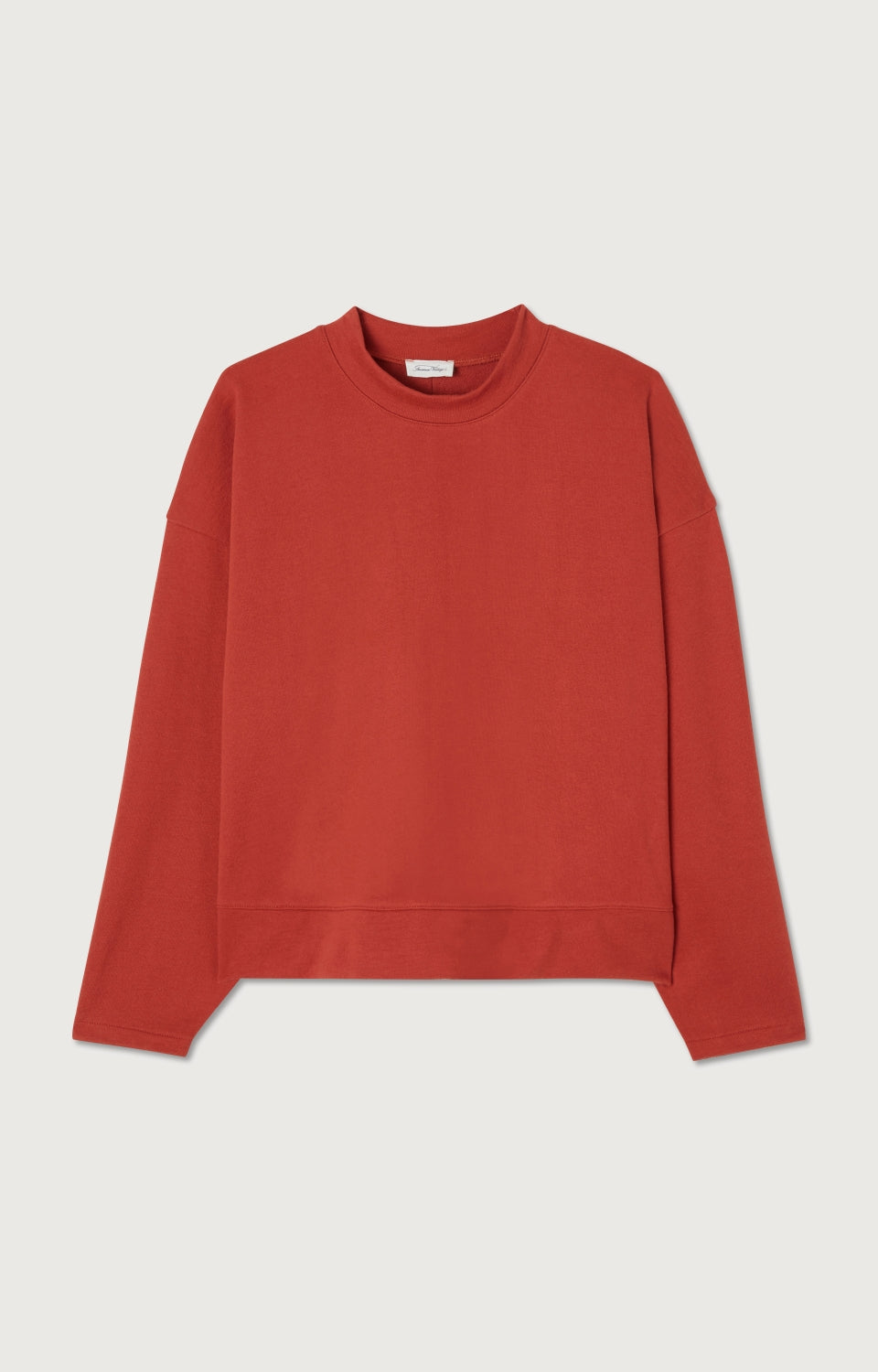 American Vintage - Sweat ML Col Rond - Noyer - Femme