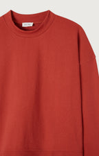 American Vintage - Sweat ML Col Rond - Noyer - Femme