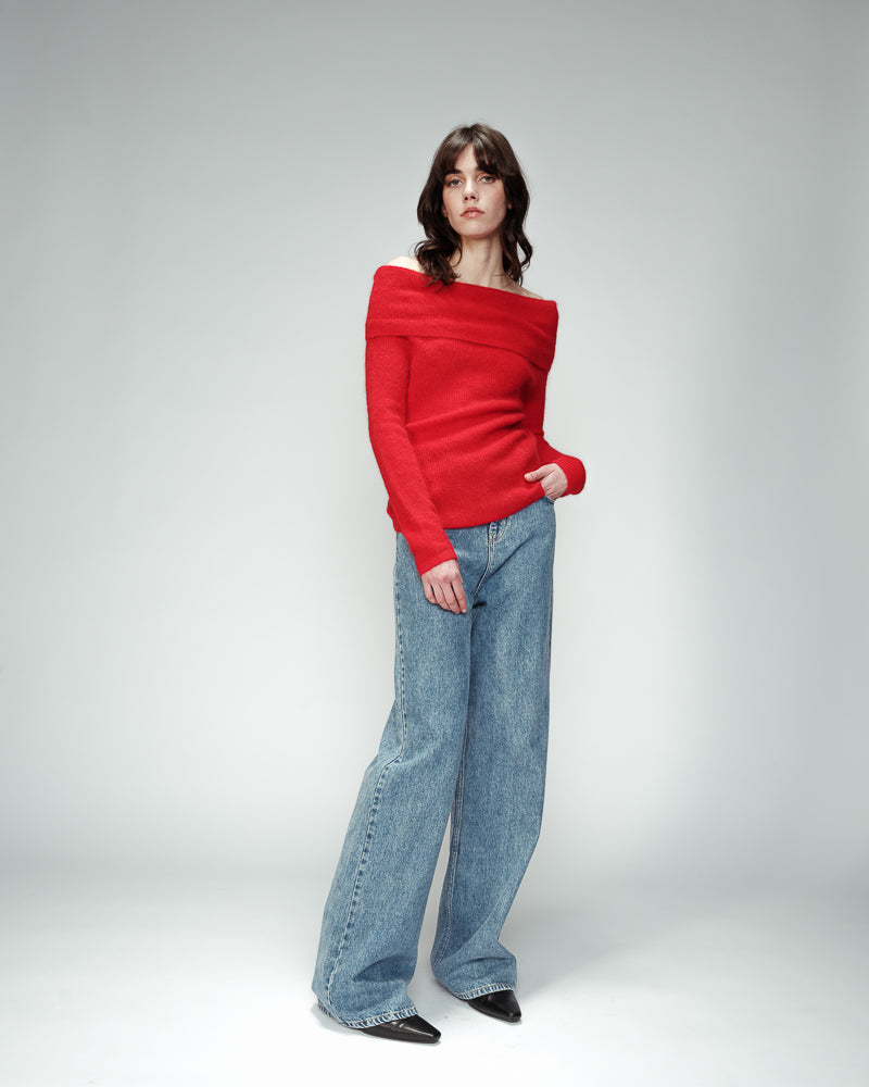 Pull Oranger - Rouge
