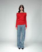 Pull Oranger - Rouge