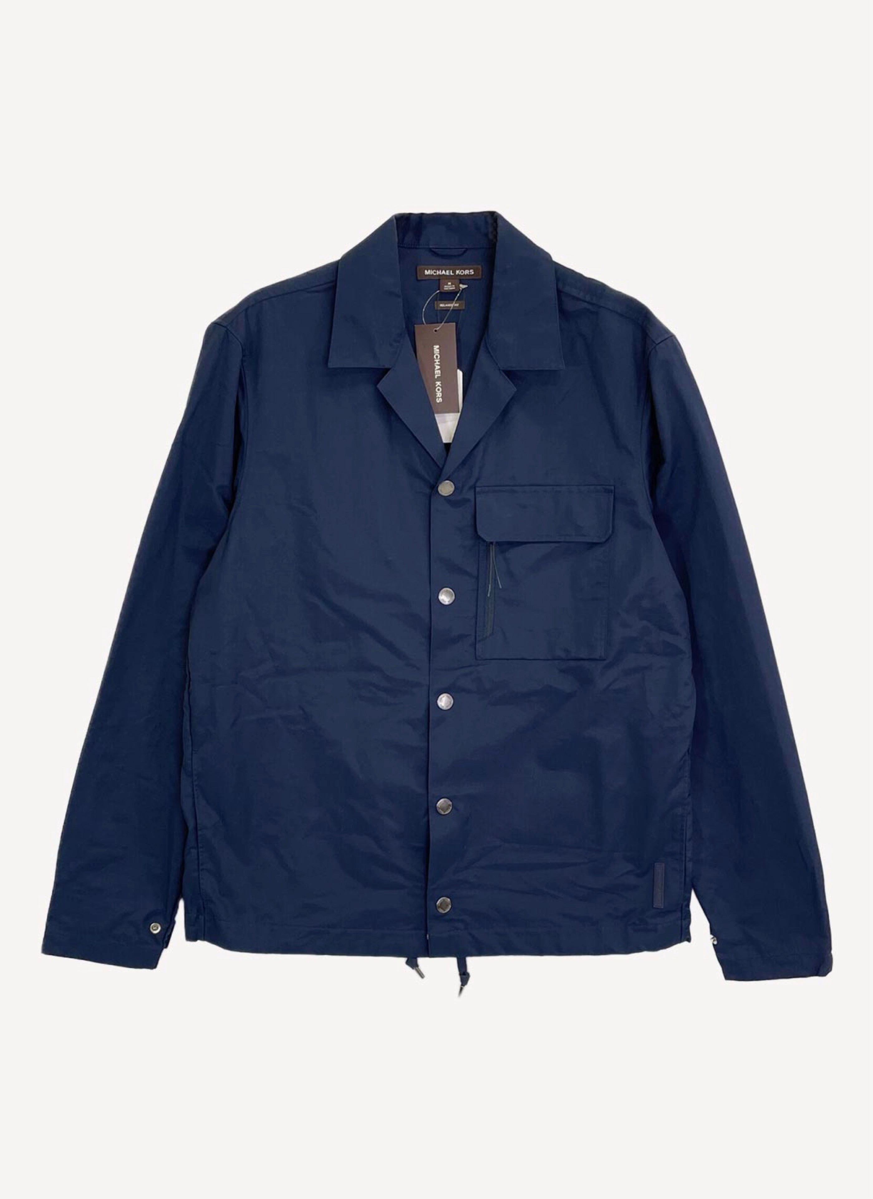 Snap Coaches Jacket - Pale Blue - Men