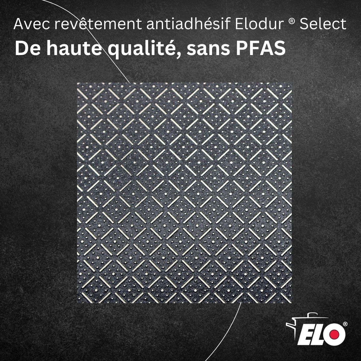 Poêle En Acier Inoxydable 18/10 Elo Relief Solution - Aluminium
