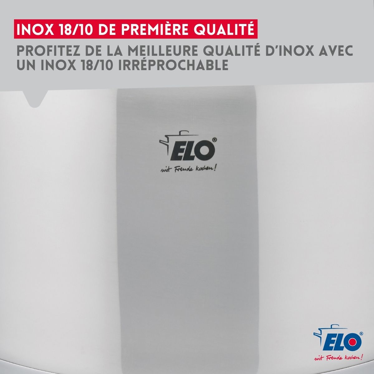 Faitout En Inox Elo Citrin - Gris