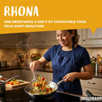 Poêle À Frire En Inox Et Couvercle En Verre Fackelmann Rhona - Transparent/Gris