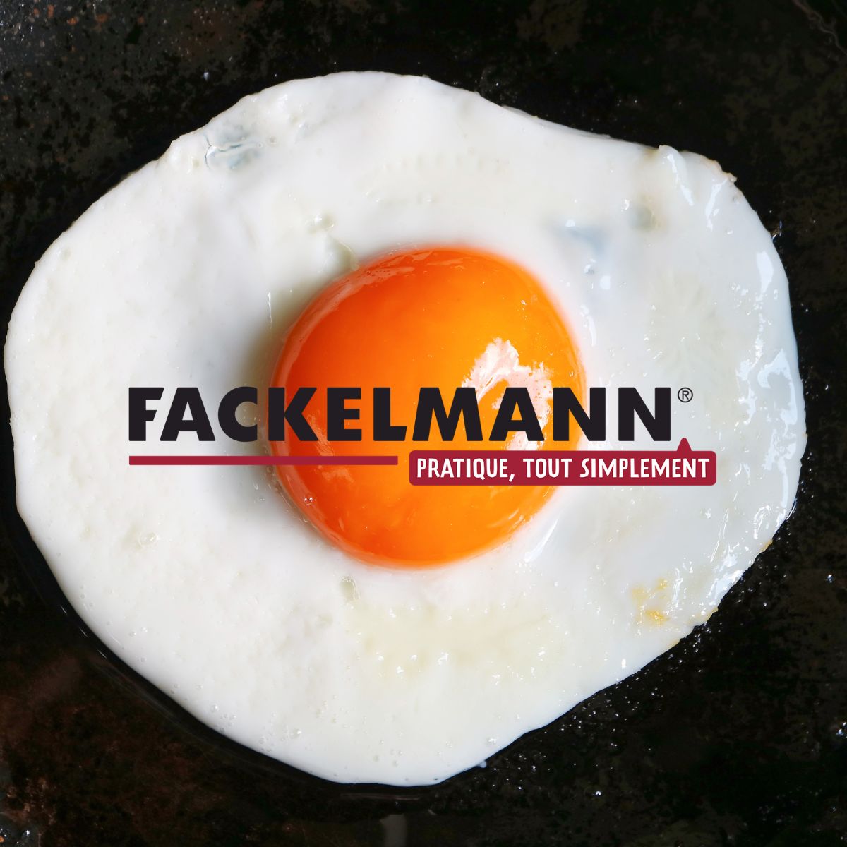 Poêle Fonte Alu Revêtement Antiadhésif Céramique Sans Pfas Fackelmann - Noir/Gris