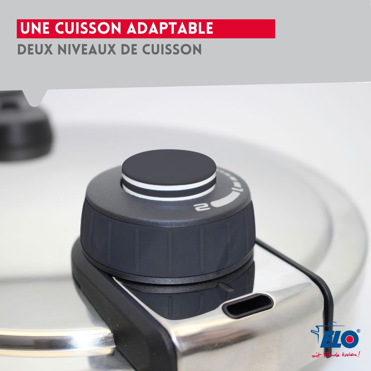 Autocuiseur Vapeur En Acier Inoxydable 18/10 Elo Mistral Premium - Aluminium