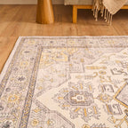 Ottoman - Tapis D'Intérieur - Polyester - Jaune
