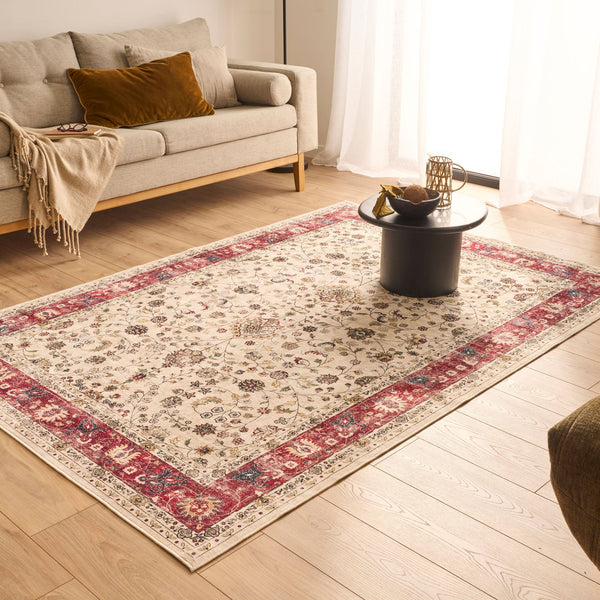 Ottoman - Indoor Rug - Polyester - Beige