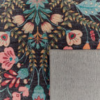 Ottoman - Tapis D'Intérieur - Polyester - Noir