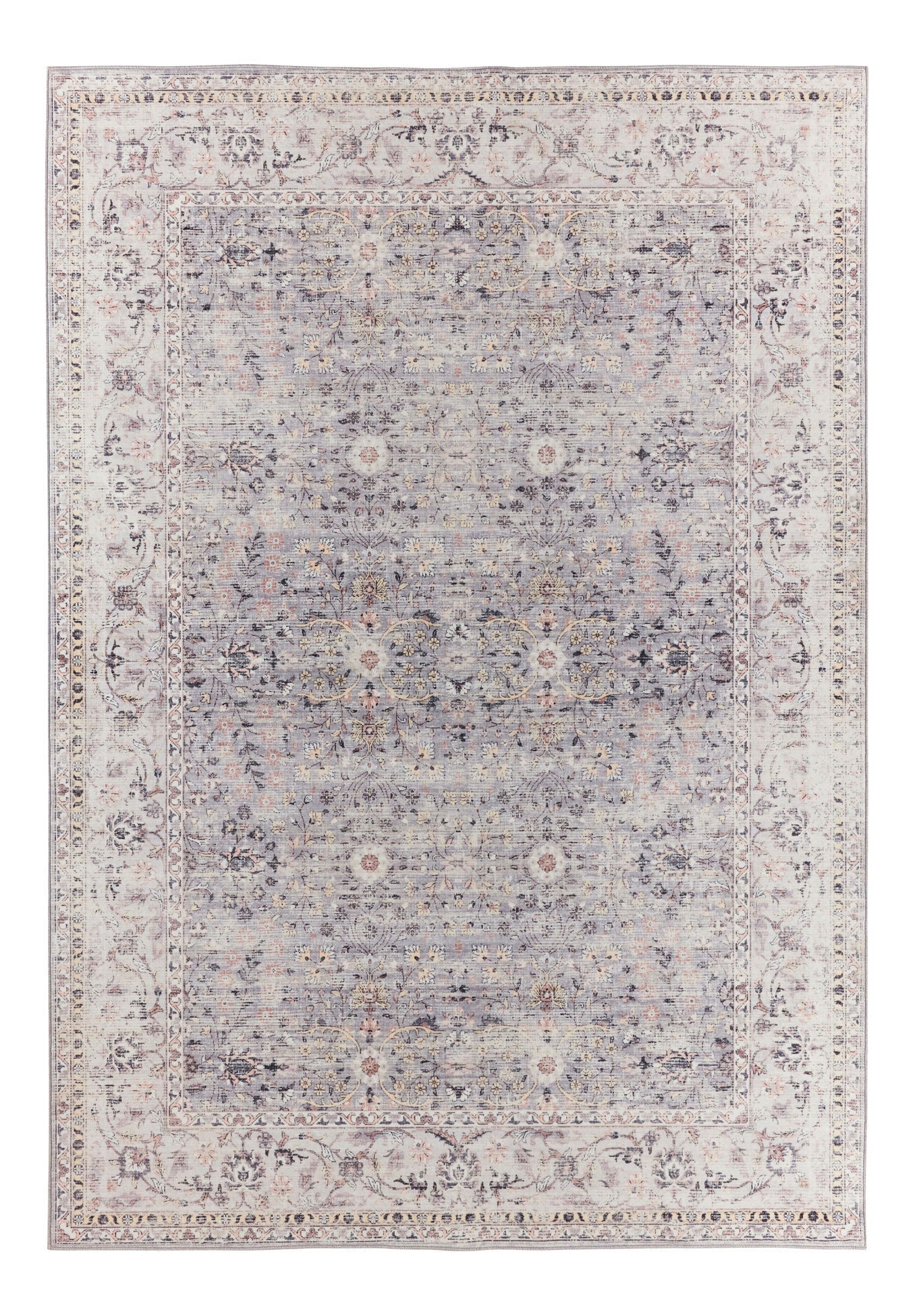 Ottoman - Tapis D'Intérieur - Polyester - Gris