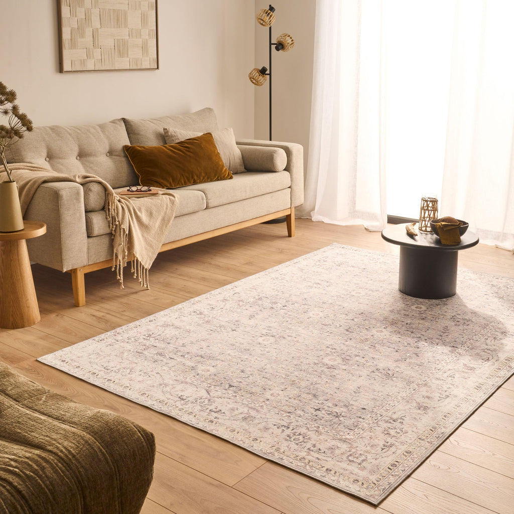 Ottoman - Tapis D'Intérieur - Polyester - Gris