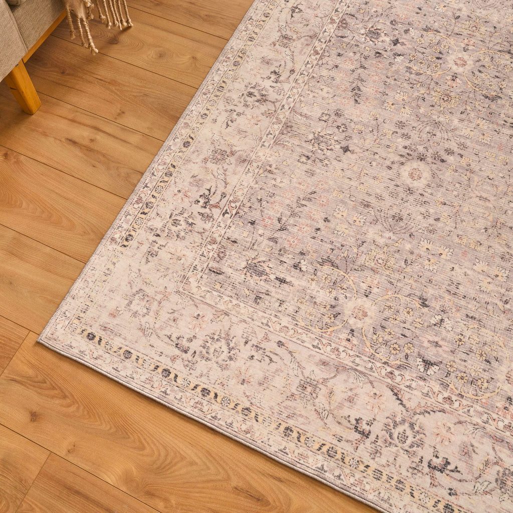 Ottoman - Tapis D'Intérieur - Polyester - Gris