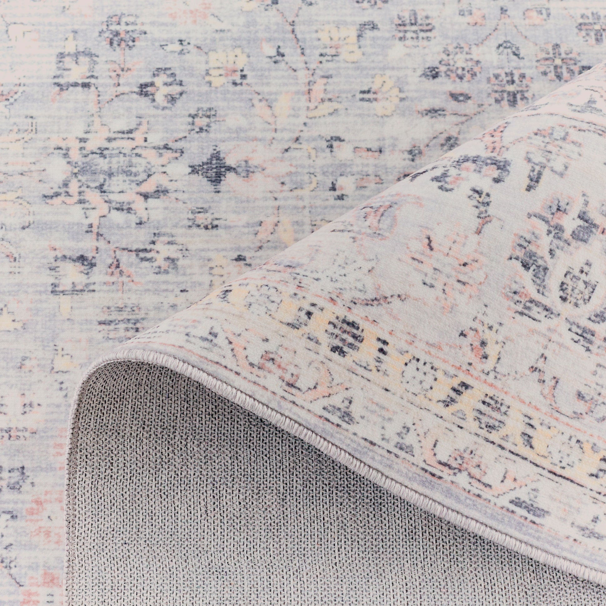Ottoman - Tapis D'Intérieur - Polyester - Gris