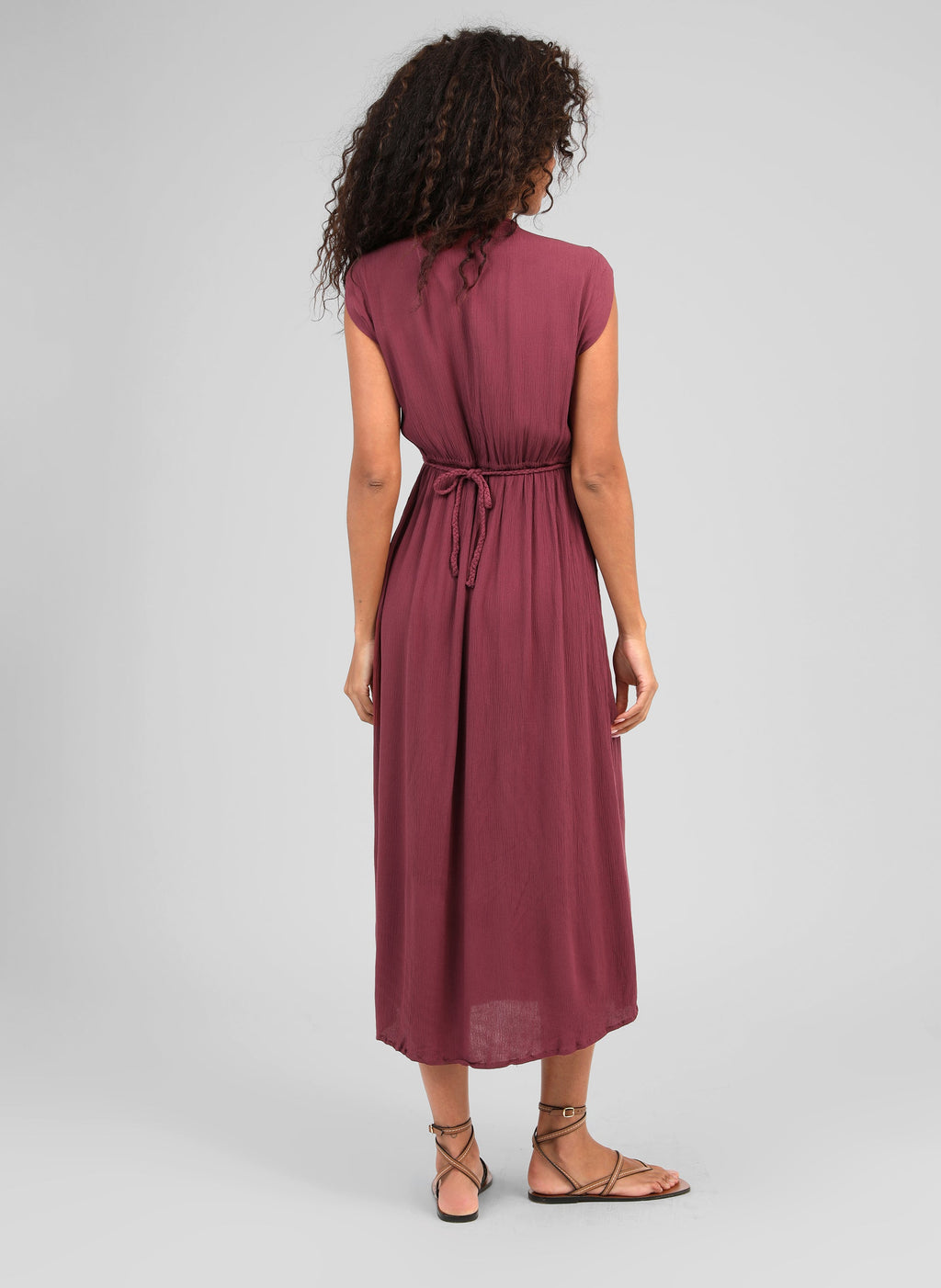Robe Longue Owestina Raisin