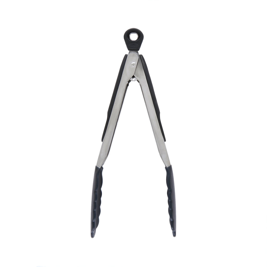 Pinzas para Servir Acero y Silicona 22 Cm