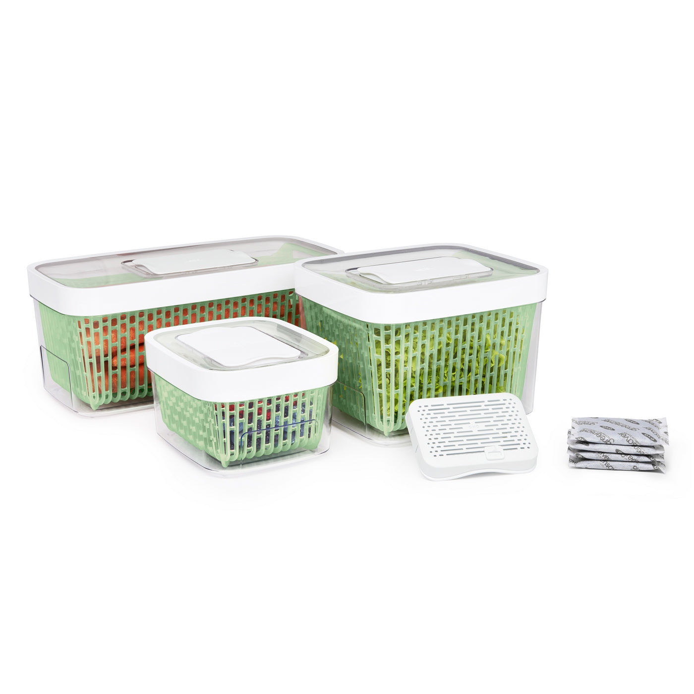 Caja de almacenamiento para frutas y verduras Greensaver 4,7 L