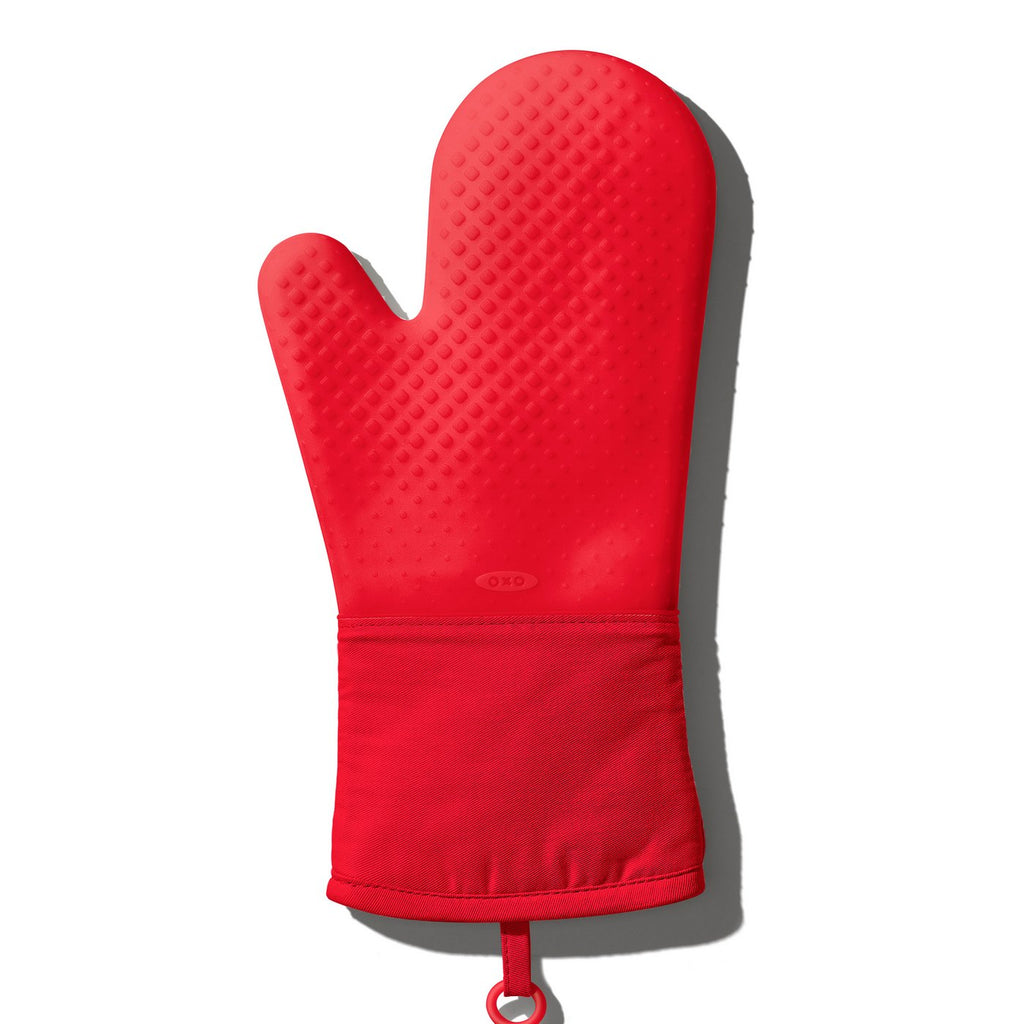 Gant De Cuisine En Silicone Rouge