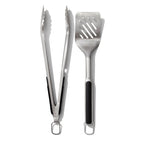 Set de 2 Pinzas para Utensilios para Barbacoa + Espátula