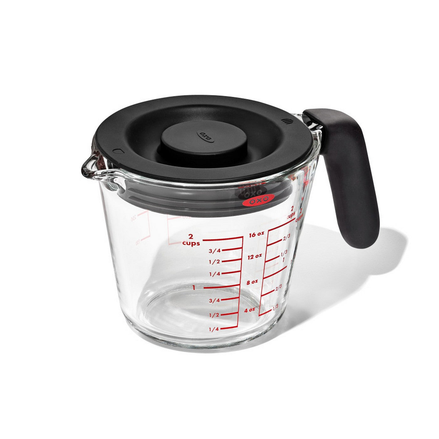 Pichet Mesureur En Verre 500 Ml Avec Couvercle