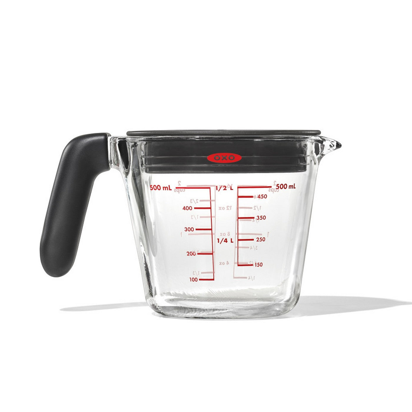 Pichet Mesureur En Verre 500 Ml Avec Couvercle