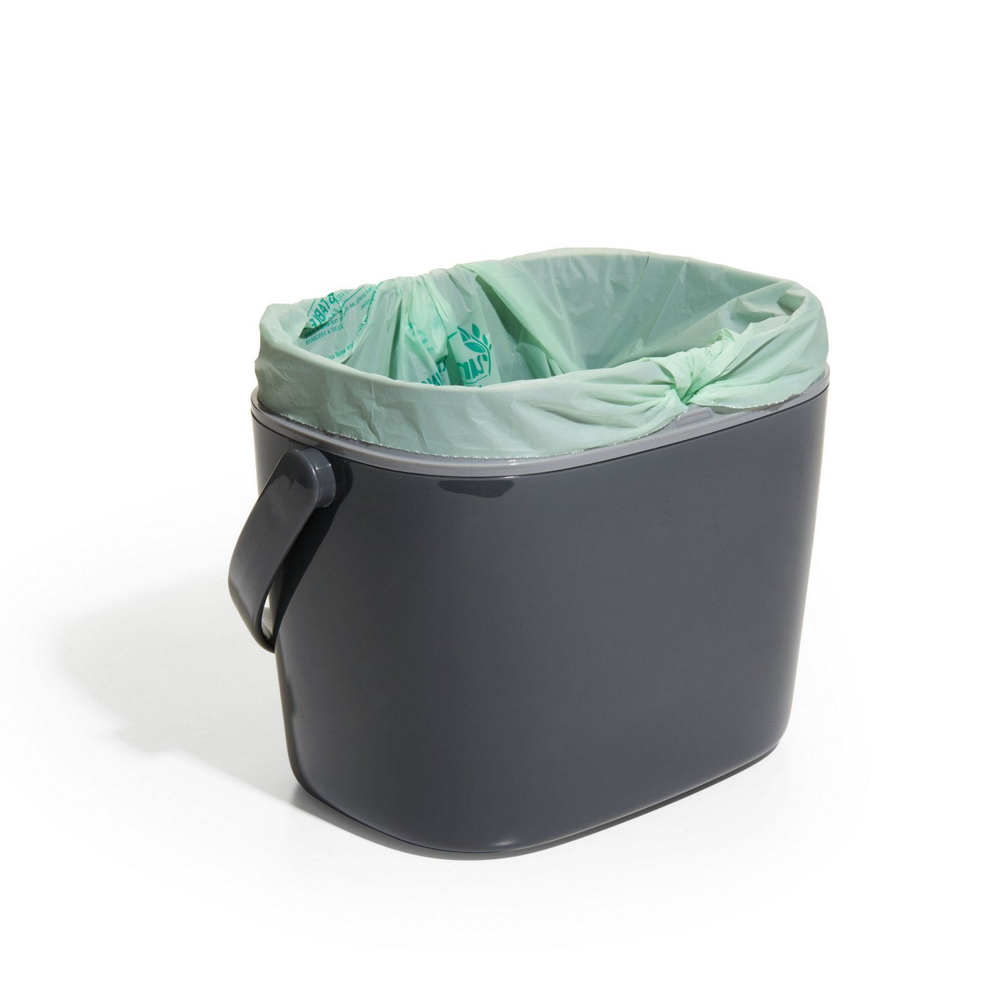 Gray Kitchen Compost Bin 6.6 L