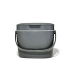 Gray Kitchen Compost Bin 6.6 L