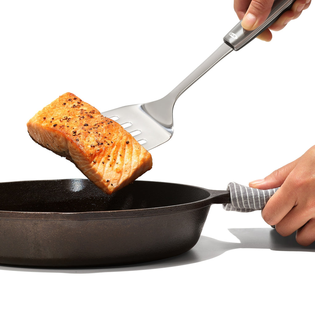 Spatule Carree Perforée Inox