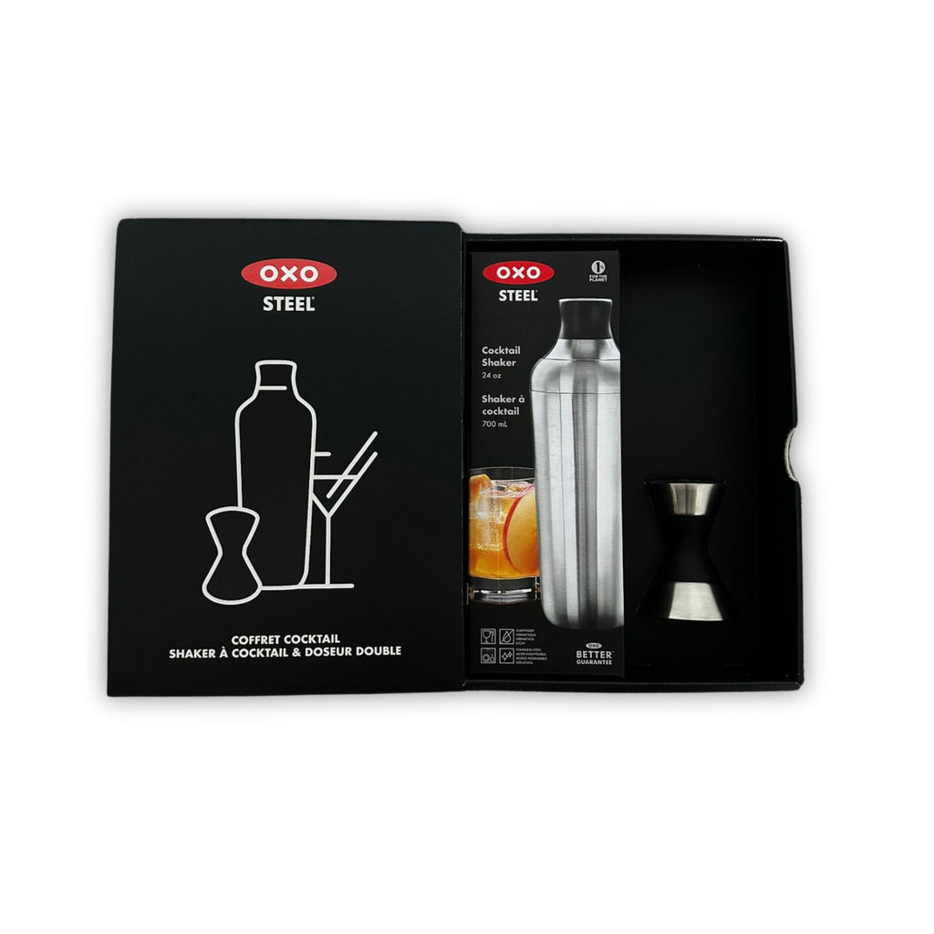 Cocktail Box: Shaker And Double Jigger