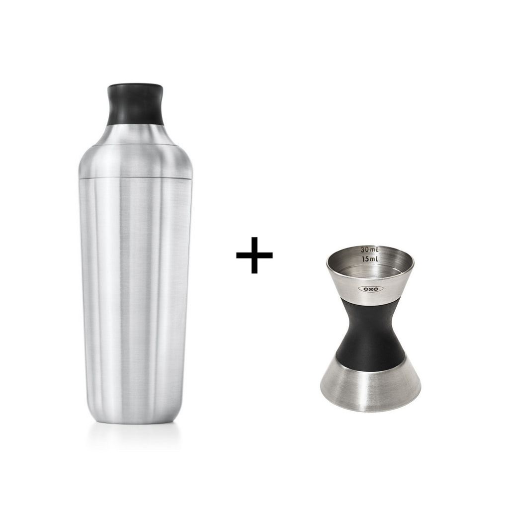 Cocktail Box: Shaker And Double Jigger