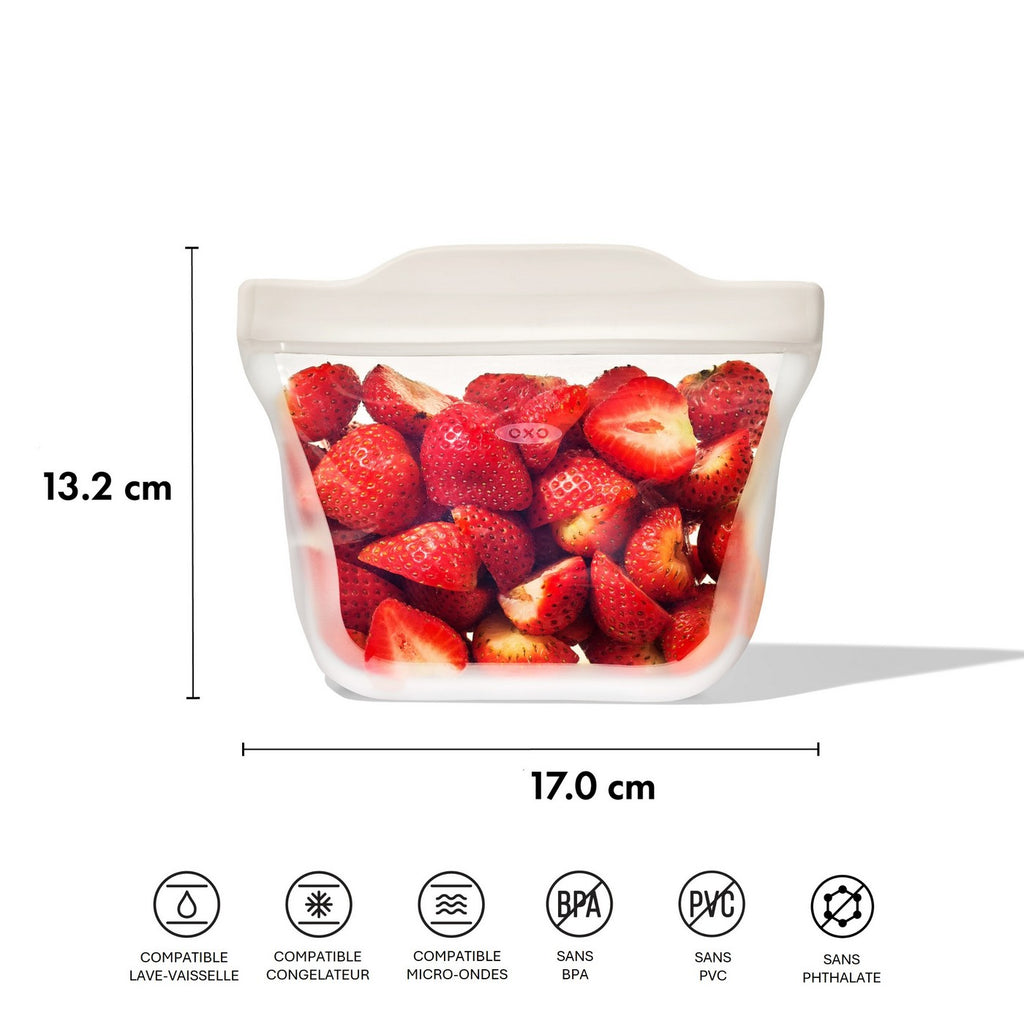 Lot : 2 Sacs De Conservation Silicone (946Ml & 335Ml)