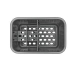 Lot : 1 Petit Tapis D'Évier En Silicone + 1 Organisateur D'Évier Inox