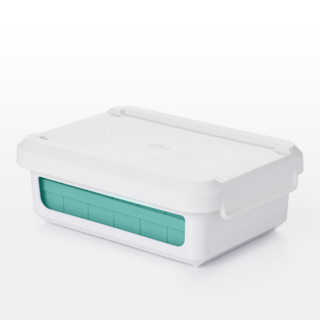 Lot : 2 Bacs À Petits Glaçons En Silicone Avec Couvercle